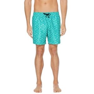 Perry Ellis Green Swim Trunks